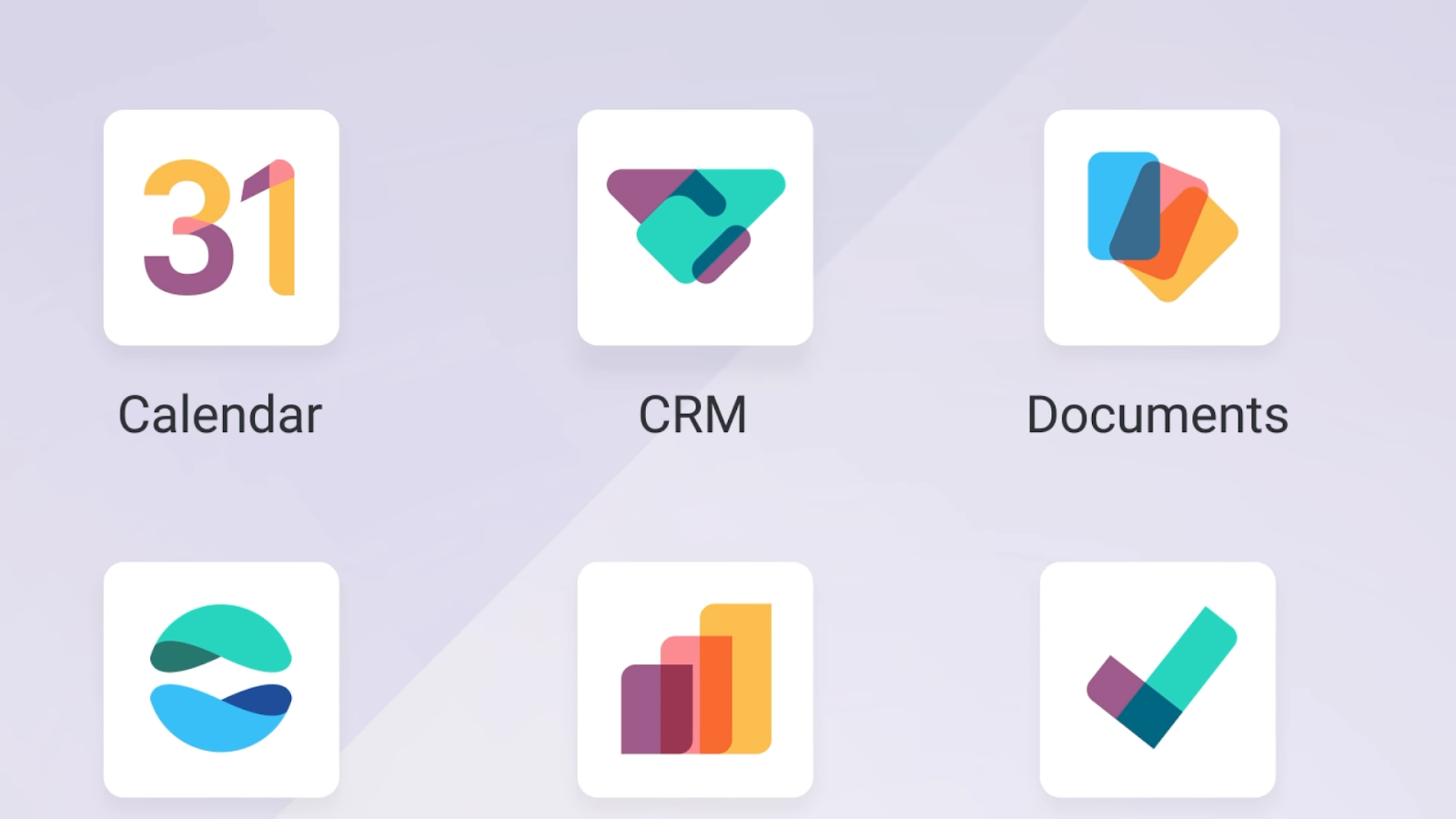 Módulos Odoo: Calendario, CRM, Documentos y analítica