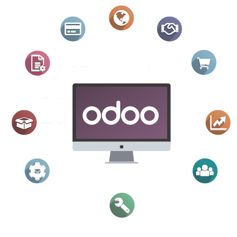 Odoo como núcleo central del ecosistema empresarial